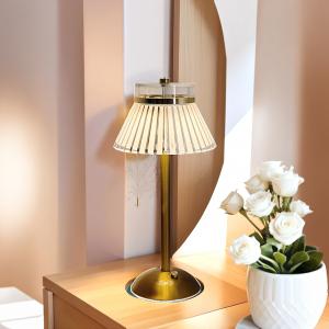 Vintage wrought iron desk lamp