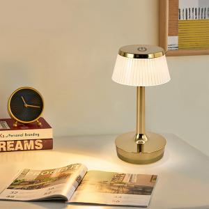 Fan shaped crystal desk lamp