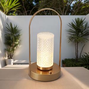 Basket carrying desk lamp