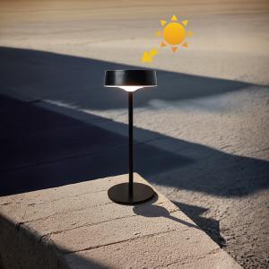 Solar charging desk lamp
